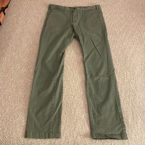 Uniqlo mens khaki green slim fit size 33/34